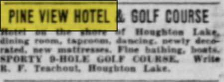 Pine View Hotel - June 27 1937 Ad